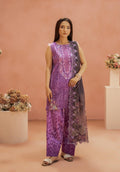 Pakistani Ziva by Gulljee Unstitched Three Piece - Lilac