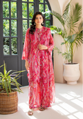 Pakistani Ziva by Gulljee Unstitched Three Piece -Magenta Hue
